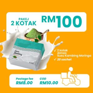 2 Kotak Susu Almas